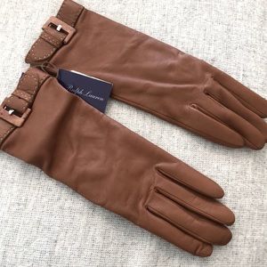 Ralph Lauren collection leather gloves NWT